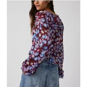 フリーピープル Free People Maybel Blouse レディース シャツ トップス Shiraz Combo Free People | Tops | Nwt Free People Maybel Blouse Shiraz